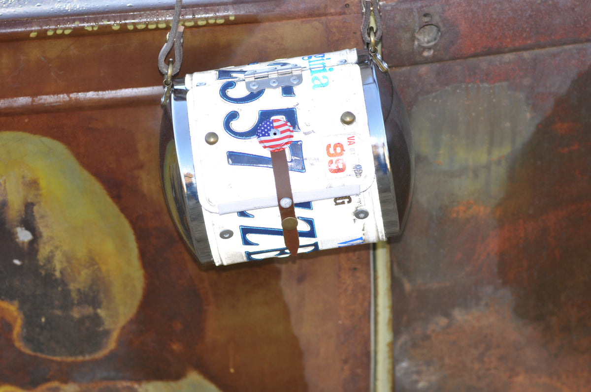 R&D Virginia Denim with Leather Shoulder/Crossbody Strap