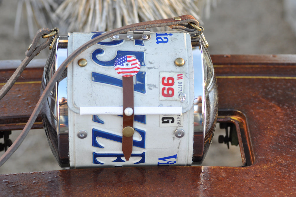 R&D Virginia Denim with Leather Shoulder/Crossbody Strap