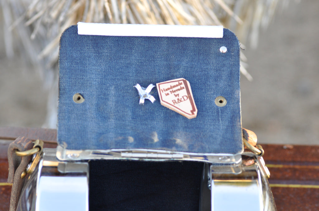 R&D Virginia Denim with Leather Shoulder/Crossbody Strap